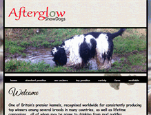 Tablet Screenshot of afterglowdogs.com